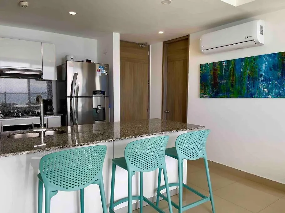 Frente Al Mar Con Inigualable Vista En Piso 34 Wifi Apartment Cartagena