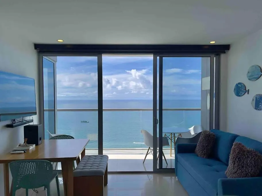 Frente Al Mar Con Inigualable Vista En Piso 34 Wifi Apartment Cartagena Colombia