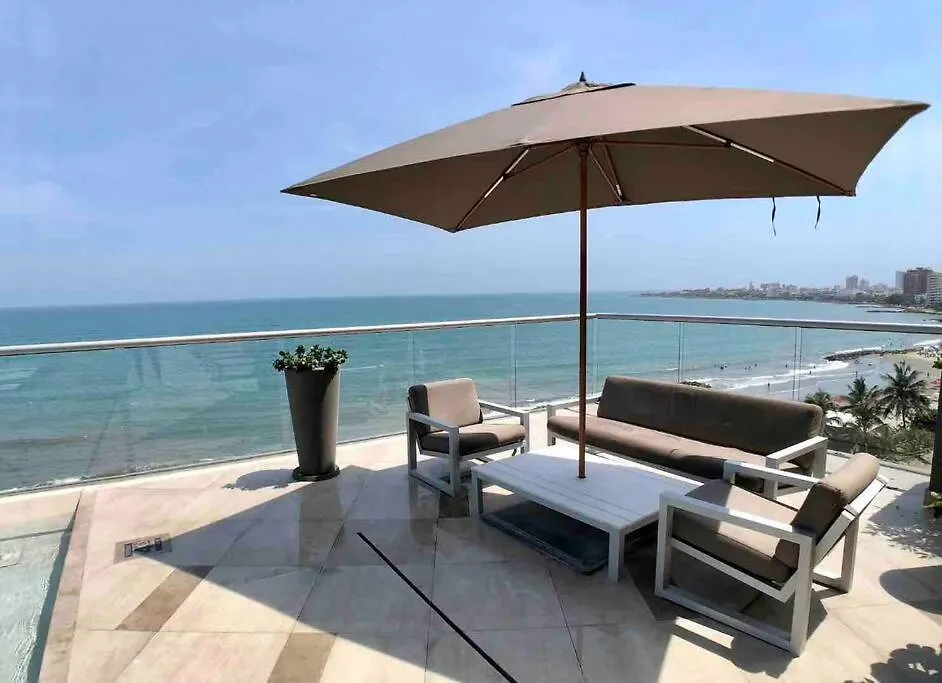 Frente Al Mar Con Inigualable Vista En Piso 34 Wifi Apartment Cartagena