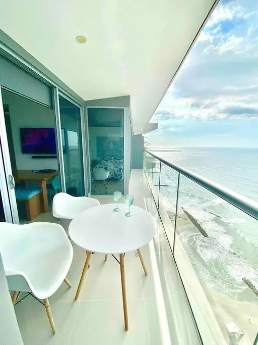 Frente Al Mar Con Inigualable Vista En Piso 34 Wifi Apartment Cartagena
