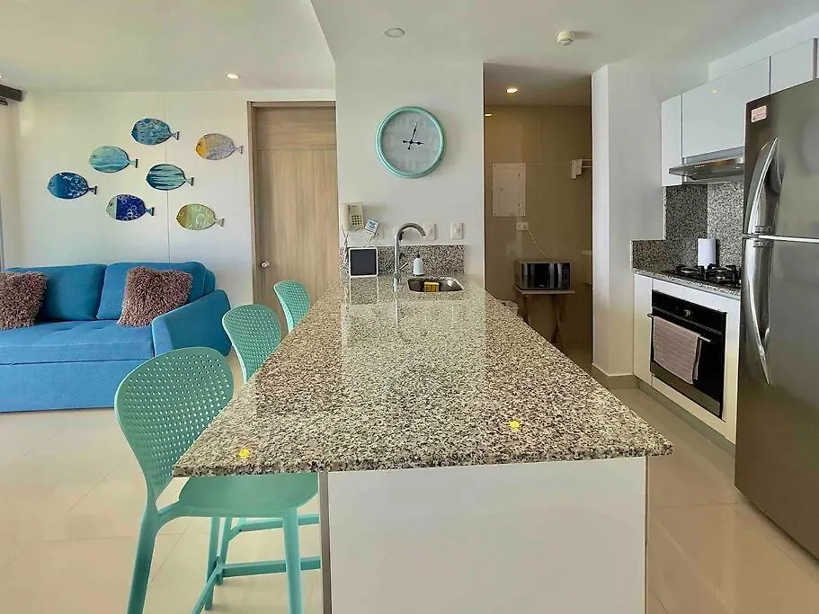 Frente Al Mar Con Inigualable Vista En Piso 34 Wifi Apartment Cartagena