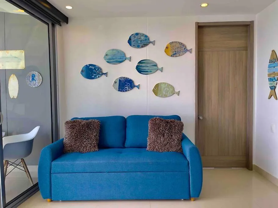 Frente Al Mar Con Inigualable Vista En Piso 34 Wifi Apartment Cartagena 0*,