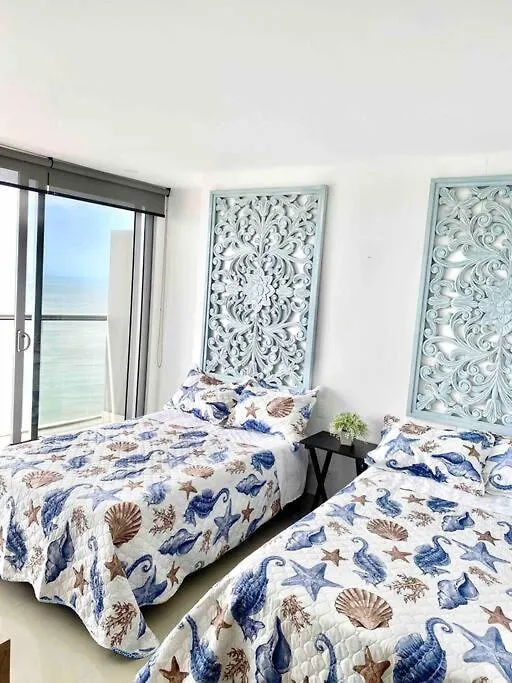 Frente Al Mar Con Inigualable Vista En Piso 34 Wifi Apartment Cartagena Colombia